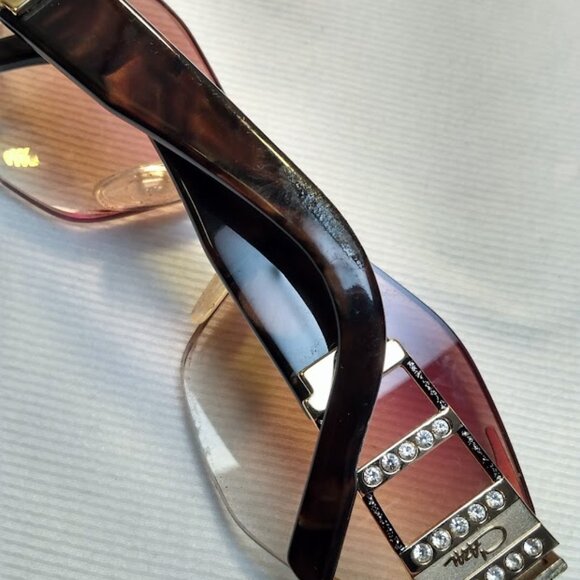 CAZAL Crystal Eyeglass FRAMES ONLY Gold/Brown Made in Germany MOD 917 61/13 135 - Picture 4 of 8